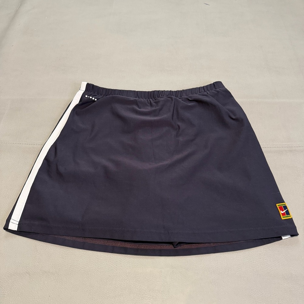 Nike On Challenge Court Tennis Skirt Skort Navy Athleisure Y2K Preppy-M-6120